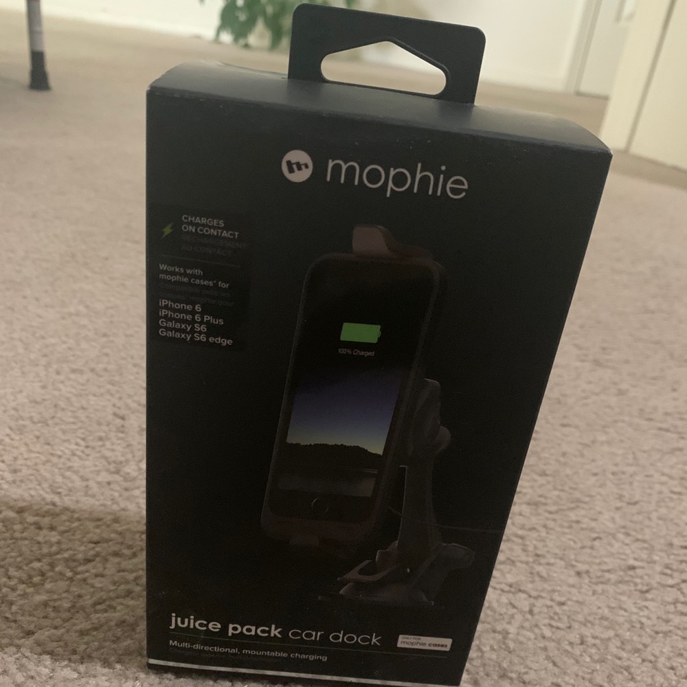 Mophie juice pack car dock for iPhone 6